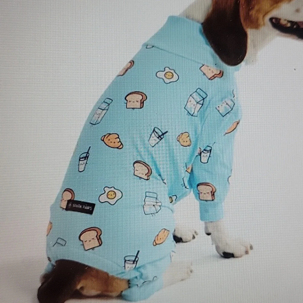 Spark Paws NWT Breakfast Blue Pajamas Sz M